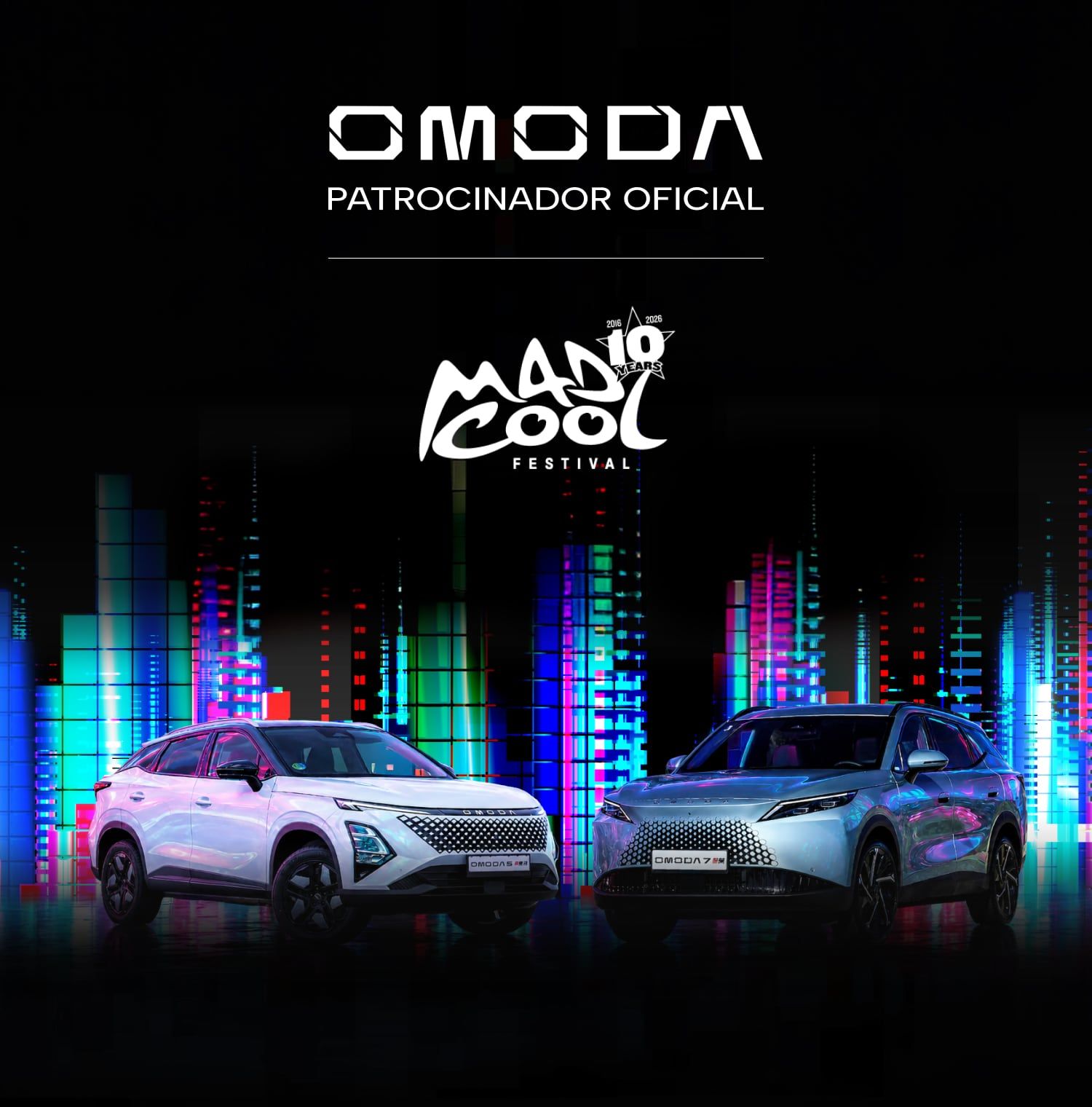 Omoda Patrocinador Oficial Mad Cool Festival 2026
